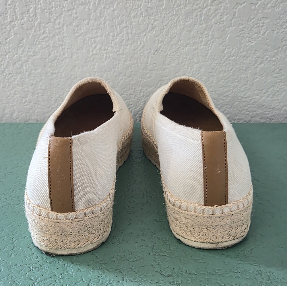 Dr. Scholl’s Sunray Espadrille Platform Slip On Sneakers Cream Women’s 8.5 - Picture 5 of 12